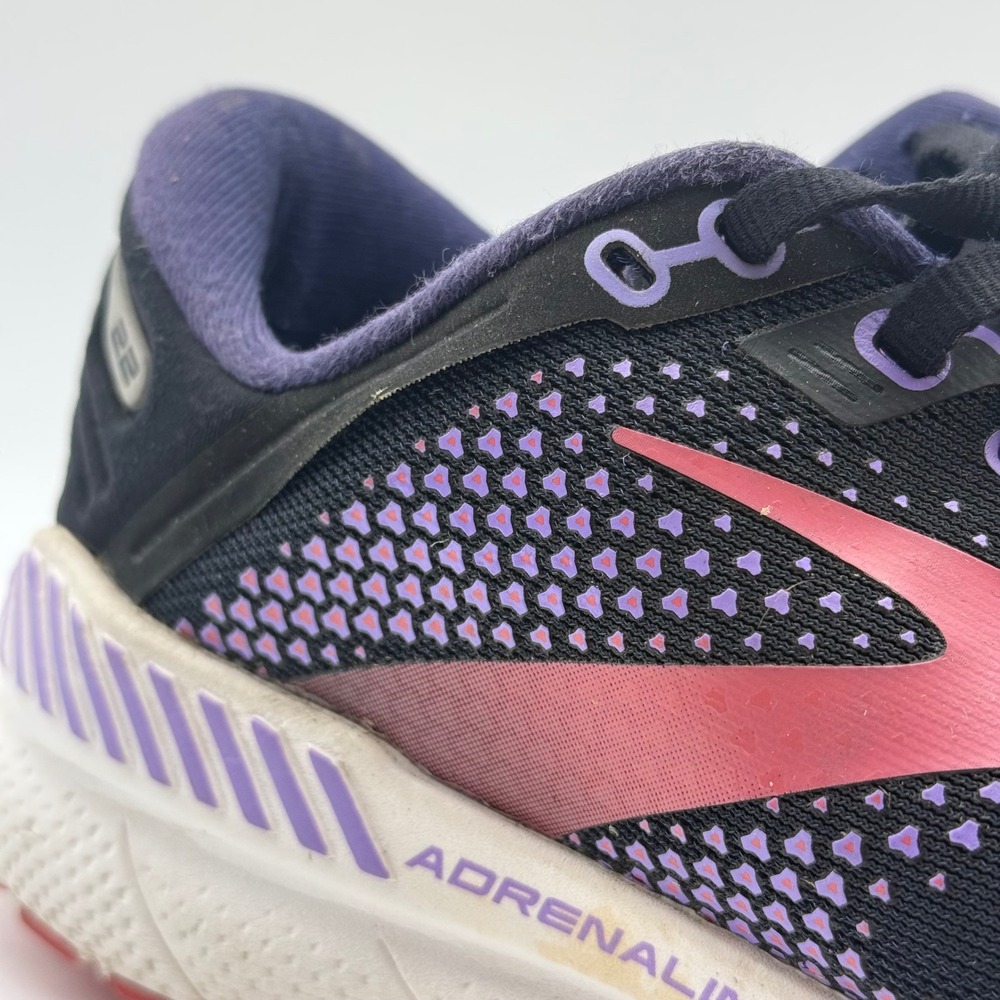 Brooks Adrenaline‎ GTS 22 Running Shoes Womens 9 Navy Purple Pink Athletic Snkr - Picture 5 of 13